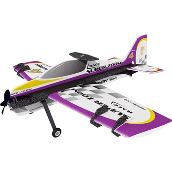 RC model letadla Akrobatické RC letadlo SUPER ZOOM RACE ARF fialové