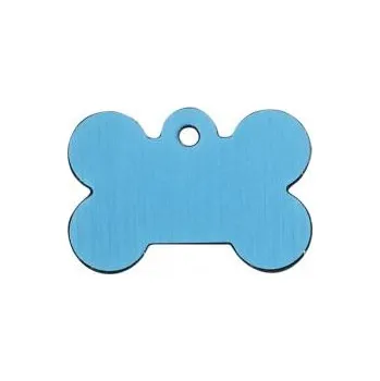 psí známka Psí známka Hi-line Kost velká modrá 38x26 mm