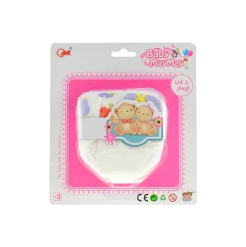 Doplněk pro panenku Pleny pro panenky 35-45cm 3ks na kartě