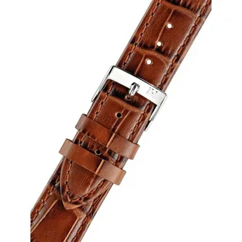 Řemínek na hodinky Kožený řemínek Morellato Bolle EC 5203480.041 M, hnědý, Quick Release