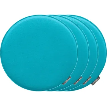 Podsedák MAGMA Podsedák na židli Avaro, 4 kusy (kulatá, petrolejová)