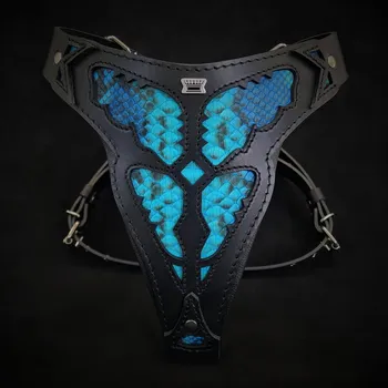 Postroj pro psa Bestia Collars Postroj pro psa Bestia Collar Morelia Python Velikost: XXL