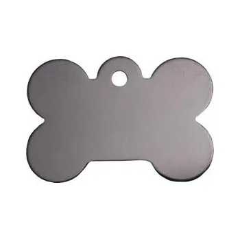 psí známka Psí známka Kost malá šedá 28x18 mm