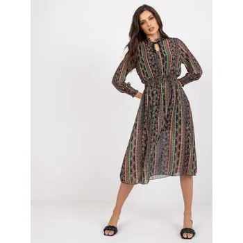 Dámské šaty Dámské šaty vzorované AVA černé