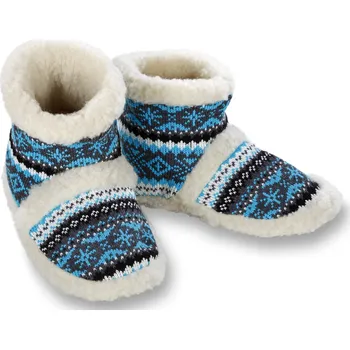 Dívčí bačkory Vlněné bačkory modrošedé Velikost obuvi: 42-43