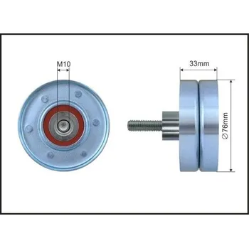 Vratná/vodicí kladka, klínový žebrový řemen CAFFARO 500286