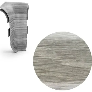 soklová lišta NOVÁK Vnitřní roh k soklové liště PVC dub Cambridge 56x23 flexibilní NGOU96