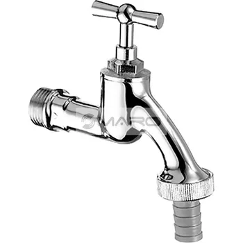 Instalatérský materiál Schell Ventil zahradní 1/2", lesklý chrom, 034050699
