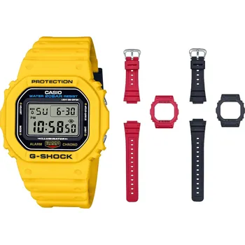 Módní doplněk Casio G-Shock Original DWE-5600R-9ER Carbon Core Guard + náhradní řemínky a lunety + možnost výměny do 90 dní + doprava zdarma