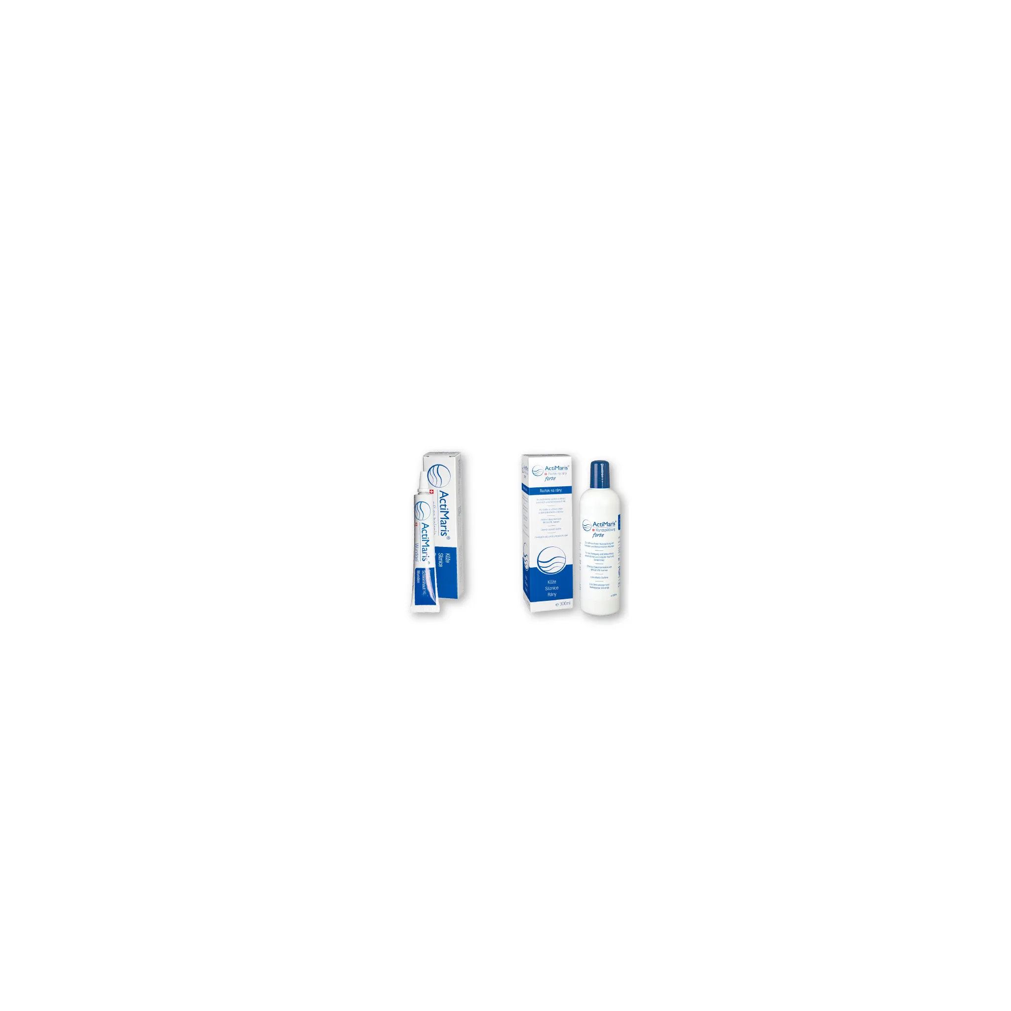 Fotografie 2 - Bylinná léčivá mast ActiMaris Gel na rány 20 g + Forte roztok 300 ml