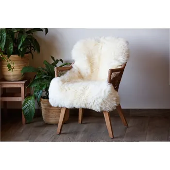 Koberec Wooline ovčí kůže Maxi bílá 110 x 70cm OPĚT SKLADEM!