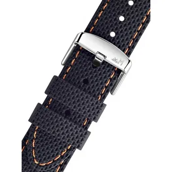 Řemínek na hodinky Silikonový řemínek Morellato Livenza 5275187.886 M, černý, Quick Release
