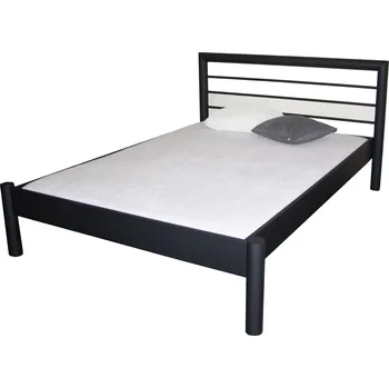 Postel kovová postel London 2 Povrchová úprava: bílá, Rozměr: 200 x 200 cm