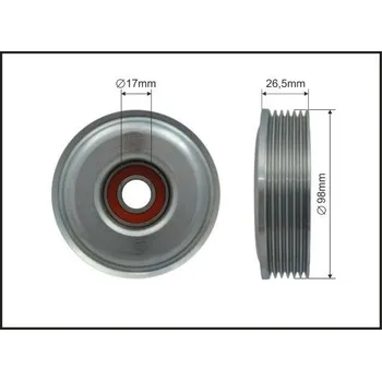 Auto-moto Napínací kladka, žebrovaný klínový řemen CAFFARO 500211