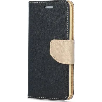 Pouzdro na mobilní telefon Sligo Smart Book pouzdro Xiaomi RedMi 9A / 9AT černá / zlatá (FAN EDITION)