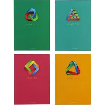 Zápisník Kniha záznamová A5 linka 96 listů VISUAL ART mix 1097