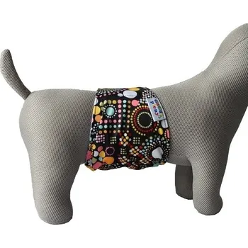 kalhotky pro psa Gaga's inkontinenční pás vzor puntík vel. L