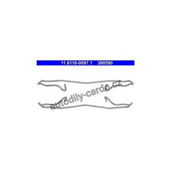 Brzdový třmen Pružina, brzdový třmen ATE 11.8116-0097 (AT 390590)
