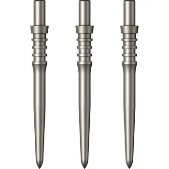 Příslušenství pro šipky Mission Kovové hroty Sniper - Titan Pro - Silver - 28 mm