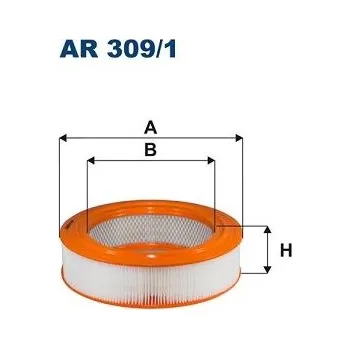 Filtr do auta Vzduchový filtr FILTRON AR 309/1
