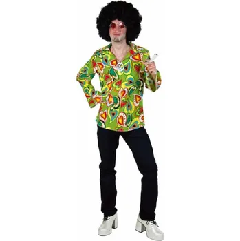 Karnevalový kostým Pánská hippie košile - 60/62
