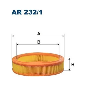 Filtr do auta Vzduchový filtr FILTRON AR 232/1