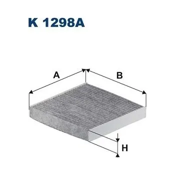 Klimatizace automobilu Filtr, vzduch v interiéru FILTRON K 1298A