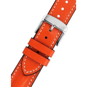 Řemínek na hodinky Kožený řemínek Morellato Sailing 5617C03.084 M, oranžový