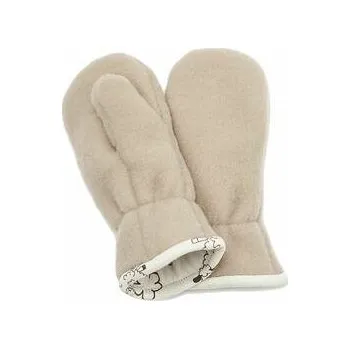 Rukavice Vlnka Dětské palčáky Merino béžová velikost oblečení S