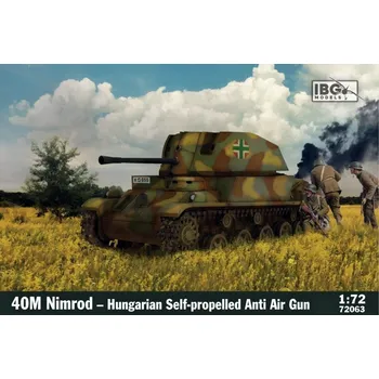 Plastikový model IBG 1/72 40M Nimrod - Hungarian Self-propelled AA Gun