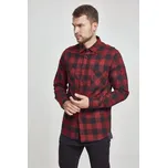 Checked Flanell Shirt - blk/burgundy XXL