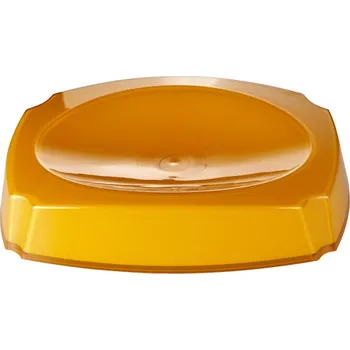 Mýdlenka GRUND Miska na mýdlo NEON pomerančová 14,4x10,4x3 cm