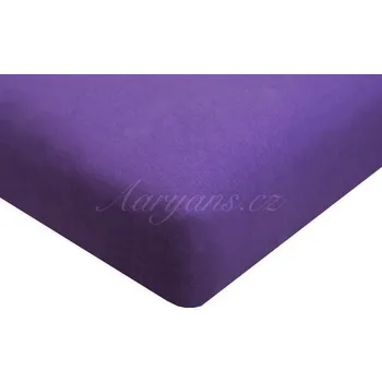 Prostěradlo Aaryans Dětské prostěradlo jersey 60x120 cm fialové