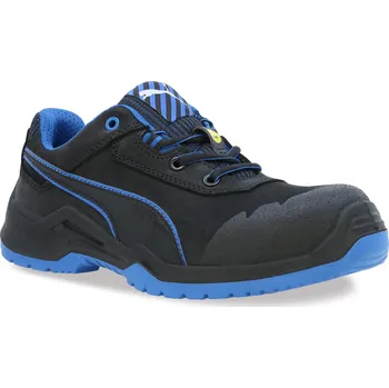 Pracovní obuv PUMA Argon Blue low S3 ESD černá pánská pracovní obuv 45
