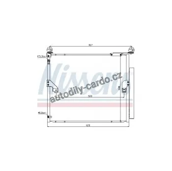 Chladič motoru Chladič klimatizace NISSENS 940367