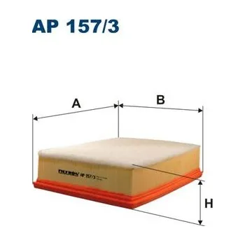 Vzduchový filtr Vzduchový filtr FILTRON AP 157/3