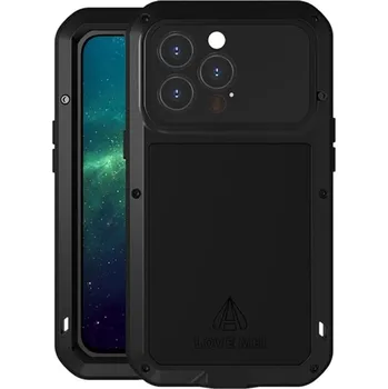 Pouzdro na mobilní telefon Love Mei Ochranný kryt pro Apple iPhone 13 Pro Powerful Black
