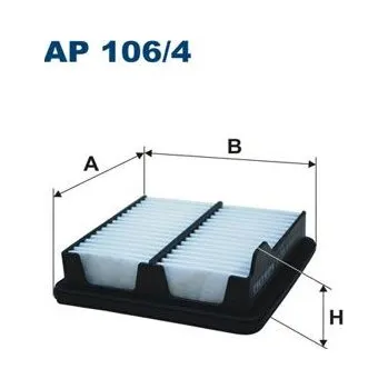 Vzduchový filtr Vzduchový filtr FILTRON AP 106/4