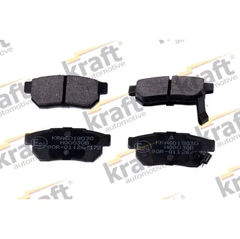 Brzdová destička Sada brzdových destiček, kotoučová brzda KRAFT AUTOMOTIVE 6018030