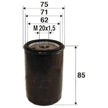 Filtr do auta Olejový filtr VALEO 586079