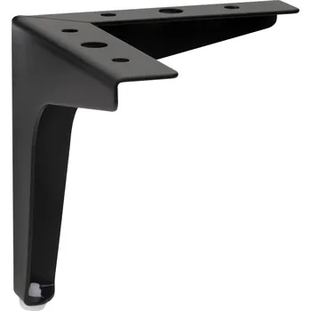 Stolová podnož Walteco Nábytková noha 130x130mm, nosnost 80 kg, matná černá