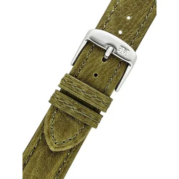 Řemínek na hodinky Kožený řemínek Morellato Tintoretto M 3221767.073, zelený - 20 mm