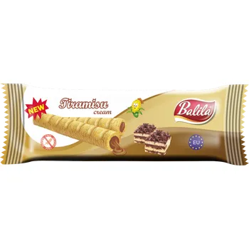 Balila Kukuřičné trubičky tiramisu 18 g Balila Kukuřičné trubičky tiramisu 18 g