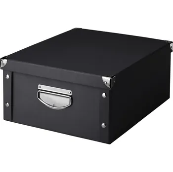 Úložný box Box pro skladování, 40x33x17 cm, barva černá, ZELLER