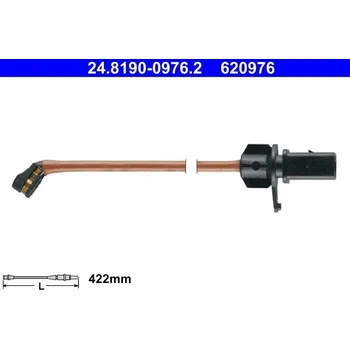 Autodíl Výstražný kontakt, opotřebení obložení ATE 24.8190-0976.2