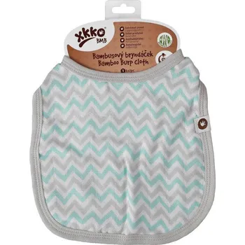 Bryndák Kikko Bambusový bryndáček Mint Chevron
