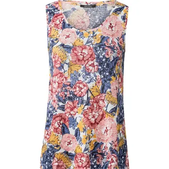 esmara® Dámské lněné triko (květiny, S(36/38))