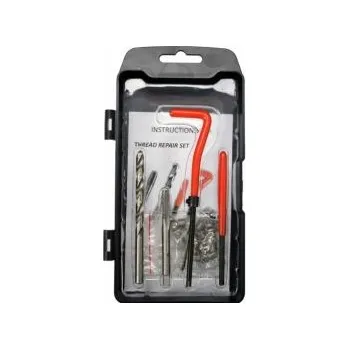 Závitořezný nástroj Sada na opravu závitů M6 30 ks vložek, oprava strženého závitu M6 nere
