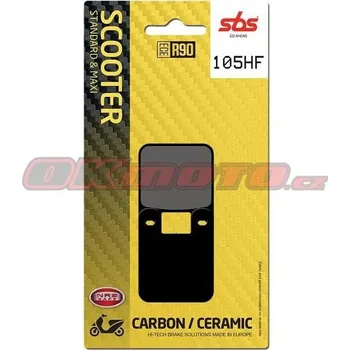 Brzdová destička Zadní brzdové destičky SBS 105HF - Yamaha XT R 125ccm - 05>