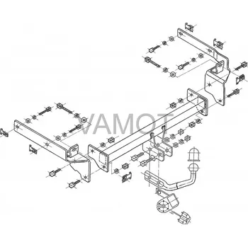 Tažné zařízení Tažné zařízení Peugeot 406 4D (1995 - 2004) (5568)